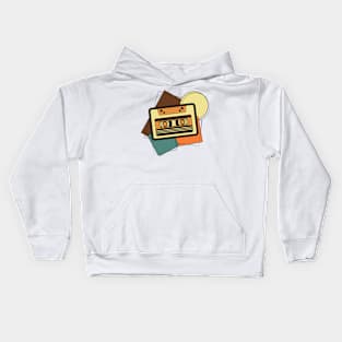 Vintage music Kids Hoodie